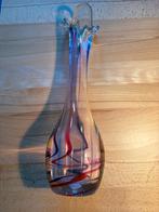 Mooie vaas Kristalunie Maastricht ontwerp Max Verboeket., Overige kleuren, Ophalen of Verzenden, Minder dan 50 cm, Glas