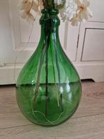 Gistfles groen 34 cm, Antiek en Kunst, Antiek | Glas en Kristal, Ophalen
