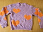 Paars oranje hartjes trui Shoeby maat 158/162, Ophalen of Verzenden, Zo goed als nieuw, Meisje, Trui of Vest