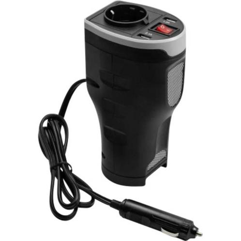 Technaxx TE13 Omvormer 200 W 12 V/DC - 230 V/AC, 5 V/DC Past, Auto diversen, Overige Auto diversen, Ophalen of Verzenden