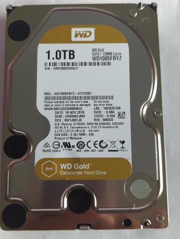 WDC WD1005FBYZ WD-WMC6M0D6S0JT Western Digital Gold 1TB Hard beschikbaar voor biedingen