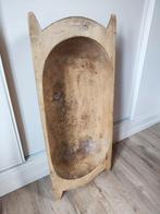 Antieke houten trog, Ophalen