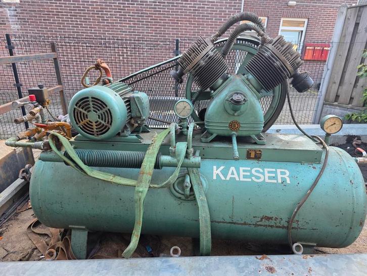 Kaeser Coburg 1000 liter compressor - Bouwjaar 1987, Doe-het-zelf en Verbouw, Compressors, Gebruikt, 10 bar of meer, 100 liter of meer