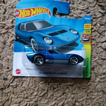 Hot Wheels '71 Lamborghini Miura SV HW Exotics blauw beschikbaar voor biedingen