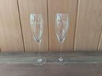 2 originele Moët & Chandon champagneglazen – exclusief en el, Ophalen of Verzenden, Zo goed als nieuw, Overige typen