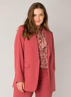 NIEUW pracht koraal broek en blazer merk Yesta maat 54, Verzenden, Broek of Spijkerbroek, Rood, Nieuw