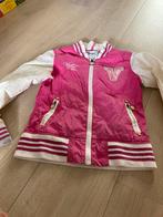Roze met witte vingino zomerjas jas maat 134-140 size 10, Gebruikt, Meisje, Ophalen of Verzenden, Vingino