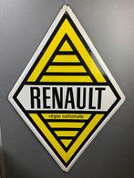 oud origineel emaille reclamebord Renault automobielen, Reclamebord, Ophalen of Verzenden, Zo goed als nieuw