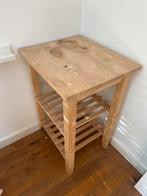 IKEA Keukenblokje / Bijzettafel Hout, Gebruikt, Minder dan 50 cm, Ophalen of Verzenden, Tafelblad