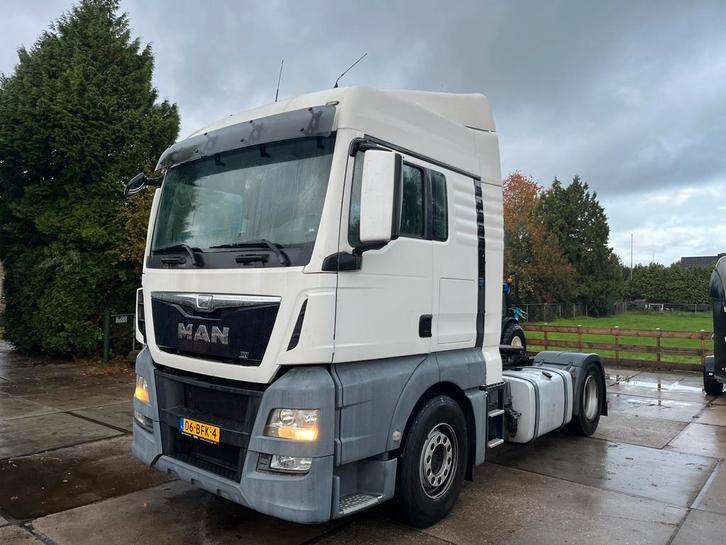 MAN TGX 400pk euro 6 origineel 275.000 KM!!, Auto's, Vrachtwagens, Bedrijf, Te koop, MAN, Diesel, Euro 6, Automaat, Wit, Zwart