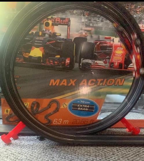 Carrera Racebaan Max Action 6,3 M, Kinderen en Baby's, Speelgoed | Racebanen, Gebruikt, Racebaan, Elektrisch, Carrera, Met looping