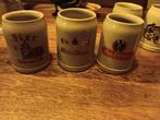 7 keramische oude bierpullen 0,5 liter, Ophalen