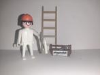 3311 vintage Playmobil bouwvakker/timmerman met ladder, Ophalen of Verzenden, Gebruikt, Complete set