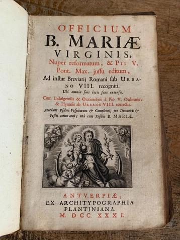 Officium Beatae Mariae Virginis 1731 Plantijn 15 gravures