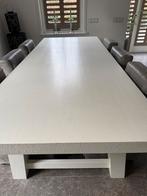 Tafel Big wit hout, 270 x 110 cm en 78 cm hoog, top 8 cm, Ophalen