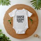 Baby rompertjes, body met design, wit katoen., Kinderen en Baby's, Babykleding | Maat 74, Nieuw, Ophalen of Verzenden, Jongetje of Meisje