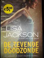 thriller De zevende doodzonde door Lisa Jackson, Ophalen of Verzenden, Zo goed als nieuw, Nederland