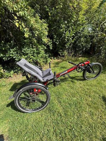 Ligfiets Hase Kettwiesel Allround met differentieel,   €950 beschikbaar voor biedingen