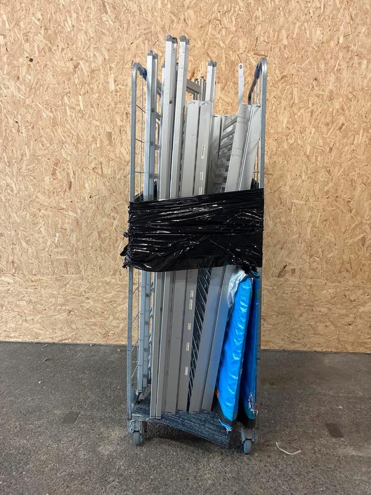 Aluminium Stellingen Koelcel/Vriescel - Vochtbestendig, Huis en Inrichting, Kasten | Stellingkasten, Gebruikt, Ophalen