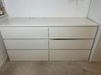 IKEA MALM Ladekast – 6 lades – Wit – 160x78 cm, Huis en Inrichting, Kasten | Ladekasten, Ophalen, Gebruikt, 5 laden of meer, 75 cm of meer