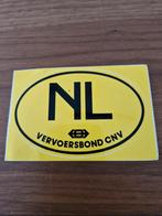 2106 Vervoersbond CNV Sticker - Vintage NL, Auto diversen, Autostickers, Ophalen of Verzenden
