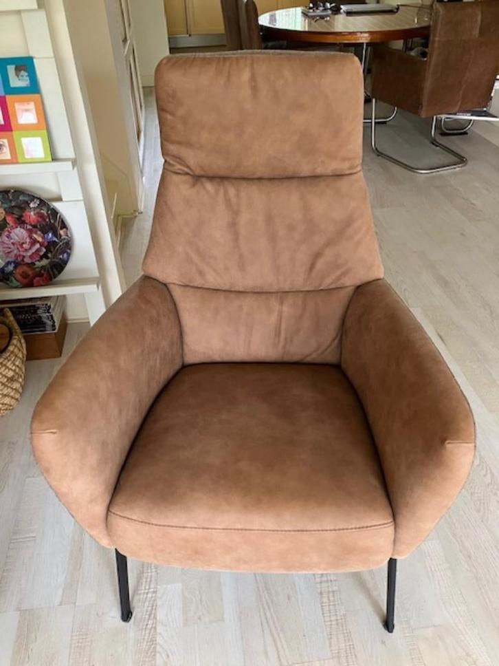 Prominent fauteuils Humberto, Huis en Inrichting, Fauteuils, Gebruikt, Leer, Stof, 50 tot 75 cm, Minder dan 75 cm, Ophalen