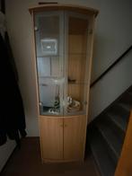 Vitrinekast beuken, Ophalen, Overige materialen, Minder dan 50 cm, Gebruikt