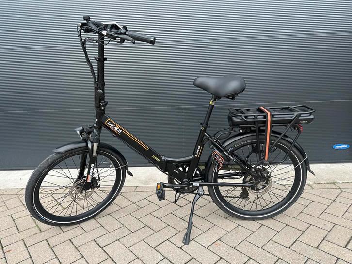 Lacros Scamper S200XL elektrische vouwfiets, Fietsen en Brommers, Fietsen | Vouwfietsen, Zo goed als nieuw, 20 inch of meer, Totaal opvouwbaar