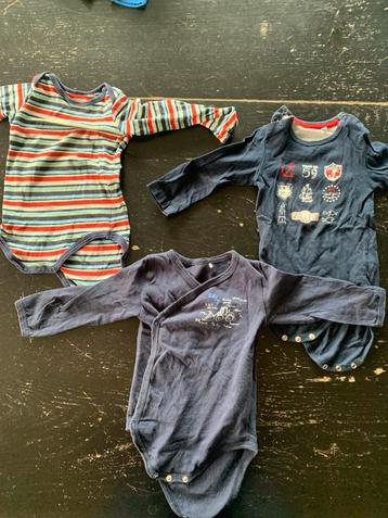 Rompertjes maar 68 set van 3 lange mouwen beschikbaar voor biedingen