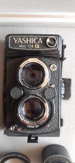 Yashica Mat 124 G TLR met Yashinon 3.5/80mm (590), Audio, Tv en Foto, Fotocamera's Analoog, Ophalen of Verzenden, Zo goed als nieuw