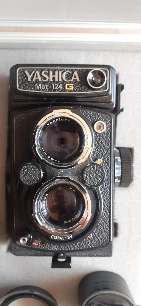Yashica Mat 124 G TLR met Yashinon 3.5/80mm (590), Audio, Tv en Foto, Fotocamera's Analoog, Zo goed als nieuw, Spiegelreflex, Overige Merken
