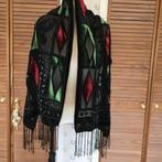 Vintage doorzichtig met fluweel sjaal/omslagdoek, Kleding | Dames, Ophalen of Verzenden, Zo goed als nieuw, Maat 46/48 (XL) of groter