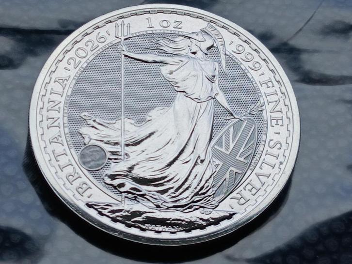2026 Britannia 1 oz silver BU, Postzegels en Munten, Munten | Europa | Niet-Euromunten, Losse munt, Overige landen, Zilver, Ophalen of Verzenden