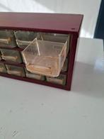 metalen sorteerkastje ladenkastje hobbymateriaal industrieel, Hobby en Vrije tijd, Ophalen of Verzenden, Gebruikt