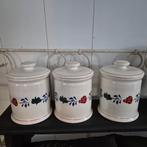 3 grote boerenbond voorraadpotten, Ophalen of Verzenden, Gebruikt, Overige materialen, Pot, Bus of Blik