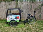 Babboe Big Custom Electric Fiep Westendorp editie, Ophalen, Zo goed als nieuw, 4 kinderen of meer, Huif