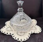 Kristallen bonbonnaire met deksel, Antiek en Kunst, Antiek | Glas en Kristal, Ophalen of Verzenden