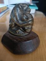 Art deco bronsje 2 apen, Antiek en Kunst, Ophalen of Verzenden