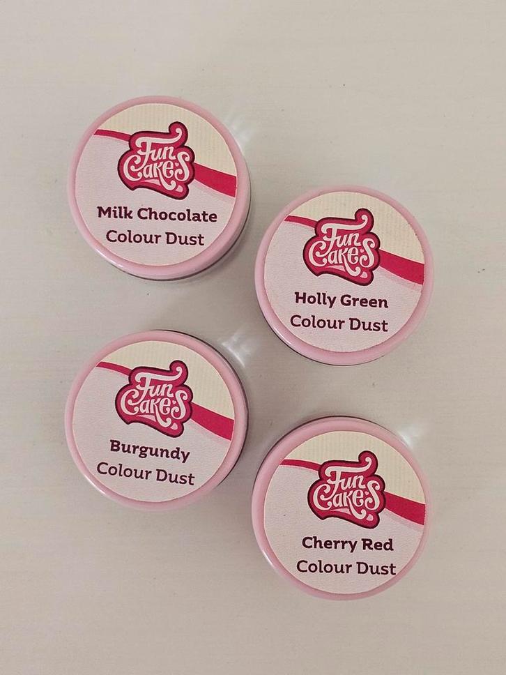 Fun Cakes Colour Dust set/4, Hobby en Vrije tijd, Taarten en Cupcakes maken, Bakvorm, Ophalen of Verzenden
