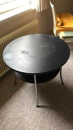 Vintage tafeltje, Ophalen, Gebruikt, 50 tot 75 cm, Rond