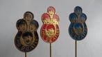 Beatles Liverpool spelden 3 x, Verzamelen, Speldjes, Pins en Buttons, Verzenden, Gebruikt, Figuurtje, Speldje of Pin