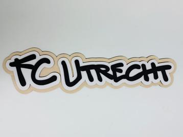 FC Utrecht bord - gepersonaliseerd (60 cm naturel) beschikbaar voor biedingen