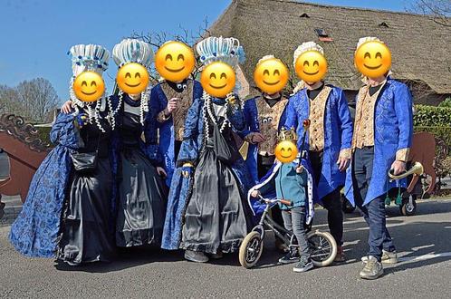 Kleding voor jonkvrouw en jonkheer, Kleding | Dames, Carnavalskleding en Feestkleding, Zo goed als nieuw, Kleding, Carnaval, Maat 46/48 (XL) of groter