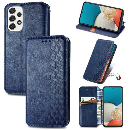Luxe PU Lederen Wallet Case Set voor Galaxy A53 5G _ Blauw, Telecommunicatie, Mobiele telefoons | Hoesjes en Frontjes | Samsung
