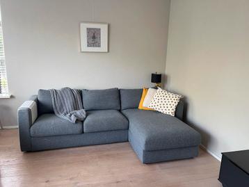 3-zitsbank met chaise longue, grijs, Vimle beschikbaar voor biedingen