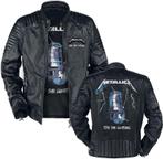 Leren jas. Ride The Lightning van Metallica Maat XL en XXXL, Zwart, Ophalen of Verzenden, Leren jas. Ride The Lightning van Metallica Maat XL en XXXL