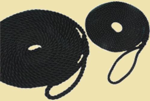 OPRUIMING ZWART POLYSTER TOUW, Ø10+Ø14 mm € 1,20 en 2,50 p/m, Watersport en Boten, Accessoires en Onderhoud, Nieuw, Lijn of Blok