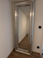 Grote Spiegel met Zilveren Lijst - 200x75cm, Huis en Inrichting, Woonaccessoires | Spiegels, Gebruikt, 200 cm of meer, Ophalen of Verzenden