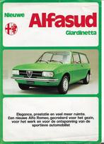 Leaflet/sheet Alfa Romeo ALFASUD Giardinetta, 1975 (NL)., Gelezen, Alfa Romeo, Ophalen of Verzenden, Alfa Romeo
