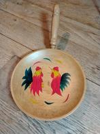 Vintage houten snackbord of kom, Ophalen of Verzenden